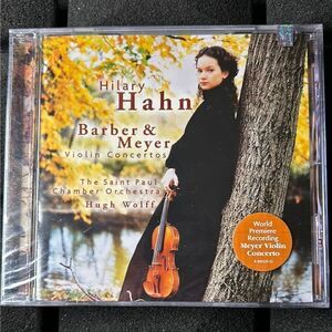 Hilary Hahn Barber & Meyer Violin Concertos 2000 Sony Music sealed CD 0137